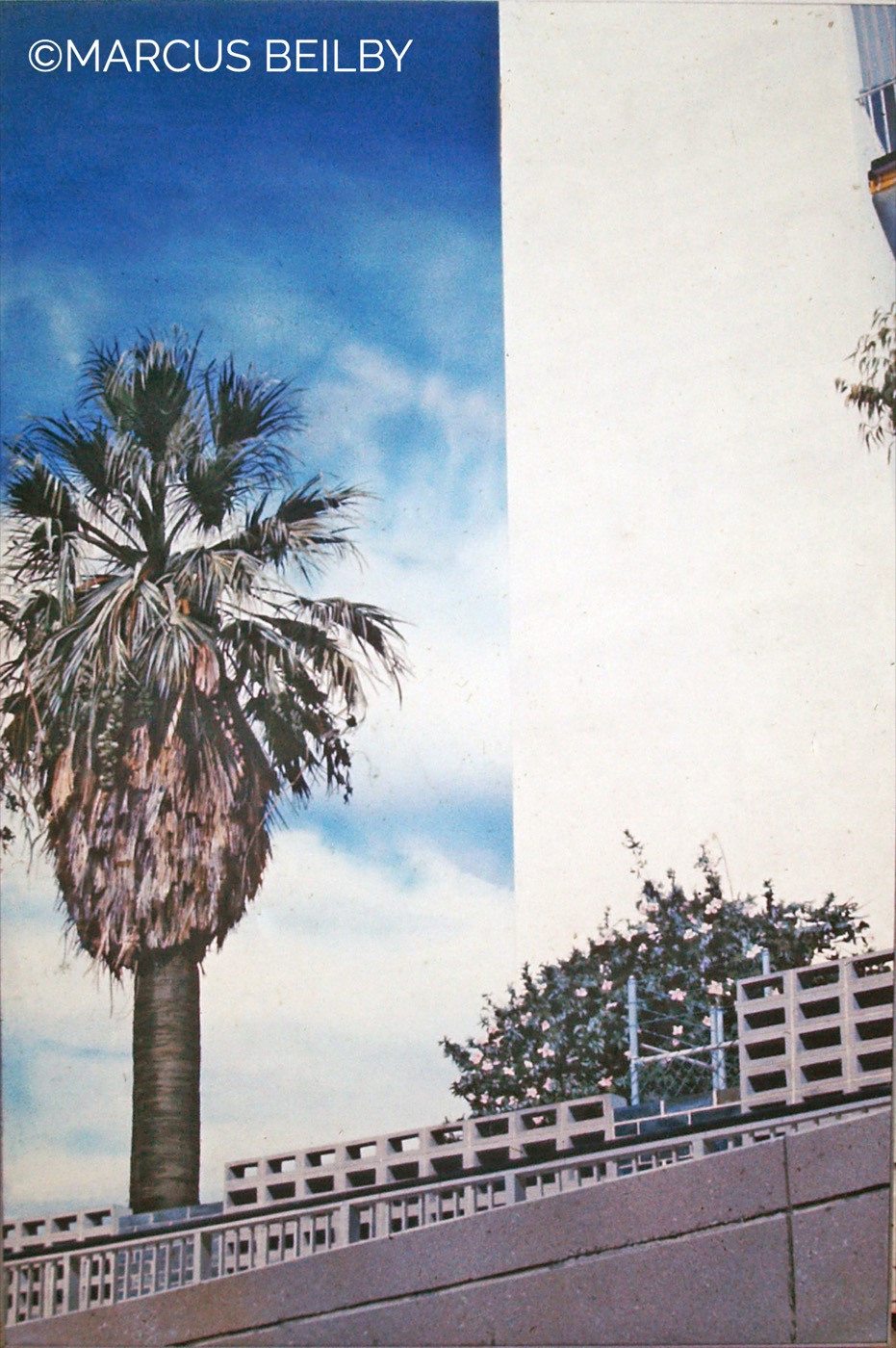 Some like it hot 1976, an urban painting by Australian realist Marcus Beilby