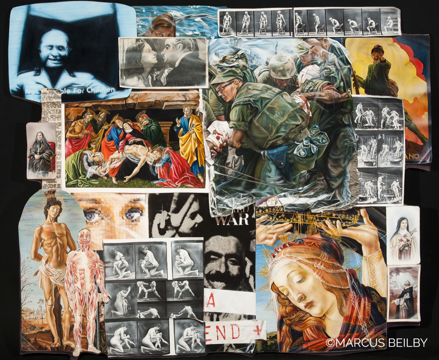 Whatever happened to Sunday Mourning 1979, an urban painting by Australian realist Marcus Beilby
